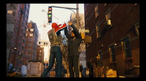 Spider-Man PS4 Spider-Punk giving high-five
